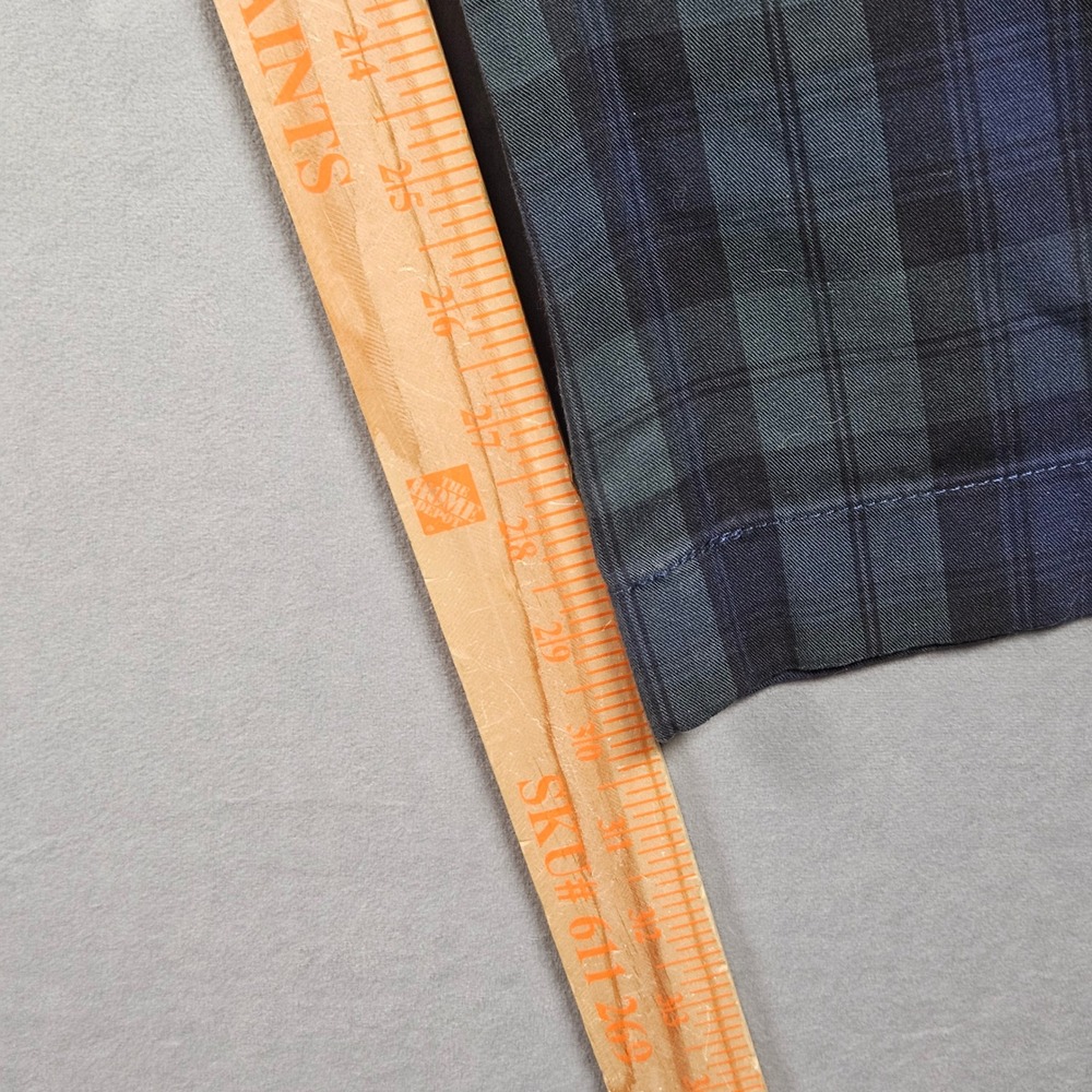 Brooks Brothers Pants Mens 32x30 Tartan Plaid Straight Leg Cotton Chinos - Picture 5 of 8